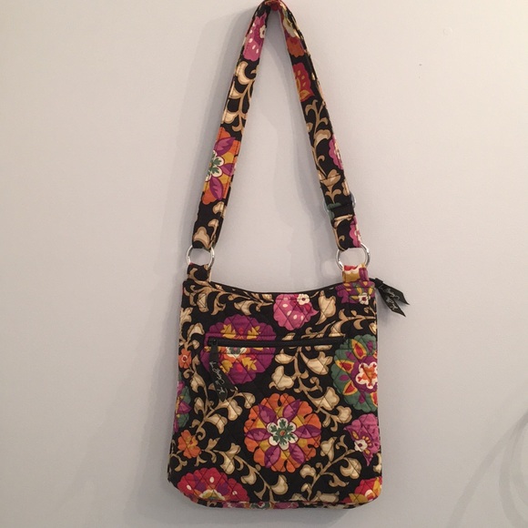 Vera Bradley USA Suzani Retired Shoulder Bag Med - Picture 2 of 8